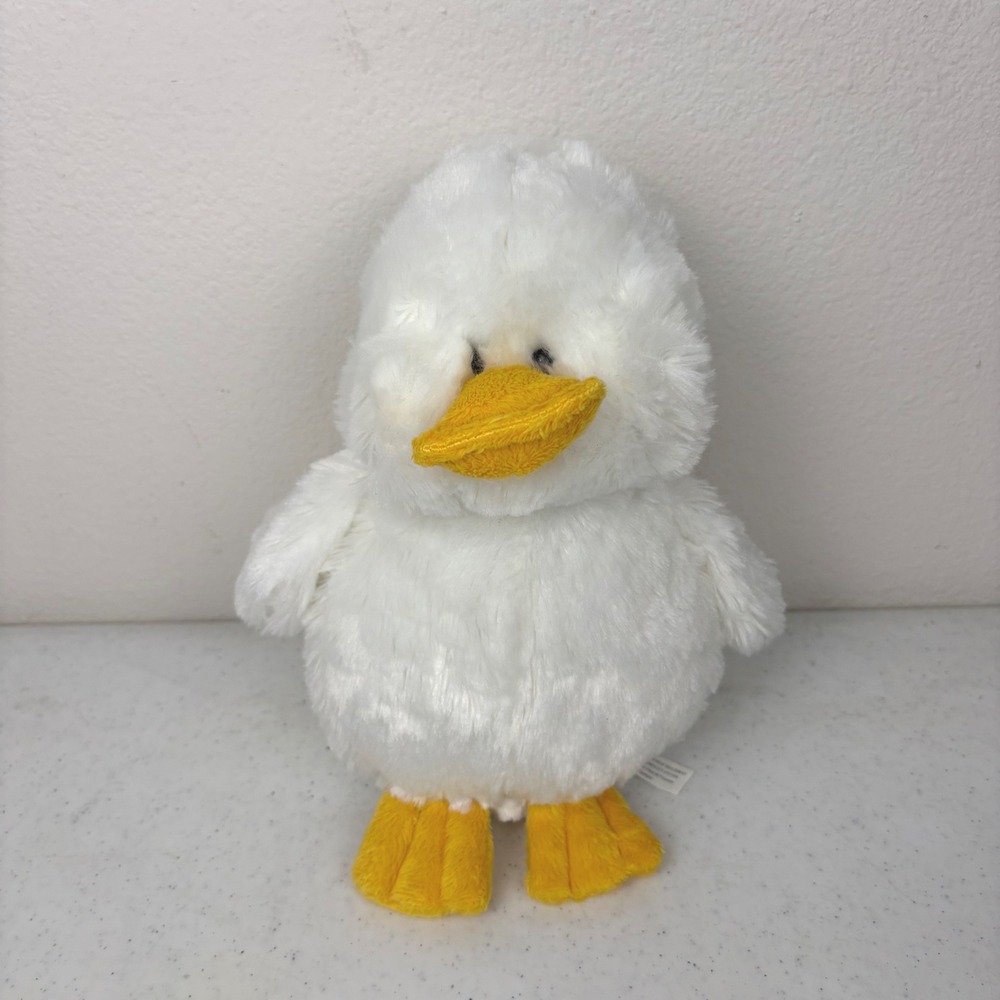 Ganz Webkinz Duck HM148 White Plush Stuffed Animal Bean Bag No Code Retired